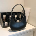 Armpit Bags: Cute Half Crescent Leather Bag