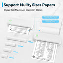 Portable A4 Thermal Printer Inkless Bluetooth Tattoo Printer