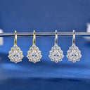 Oxtao Gold Moissanite Clip Earring