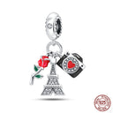 Sterling Silver Heels Lipstick Camera
