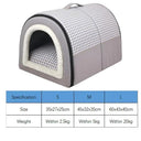 Cozy Waterproof Dog Bed: Foldable Portable Eco-Friendly Cave