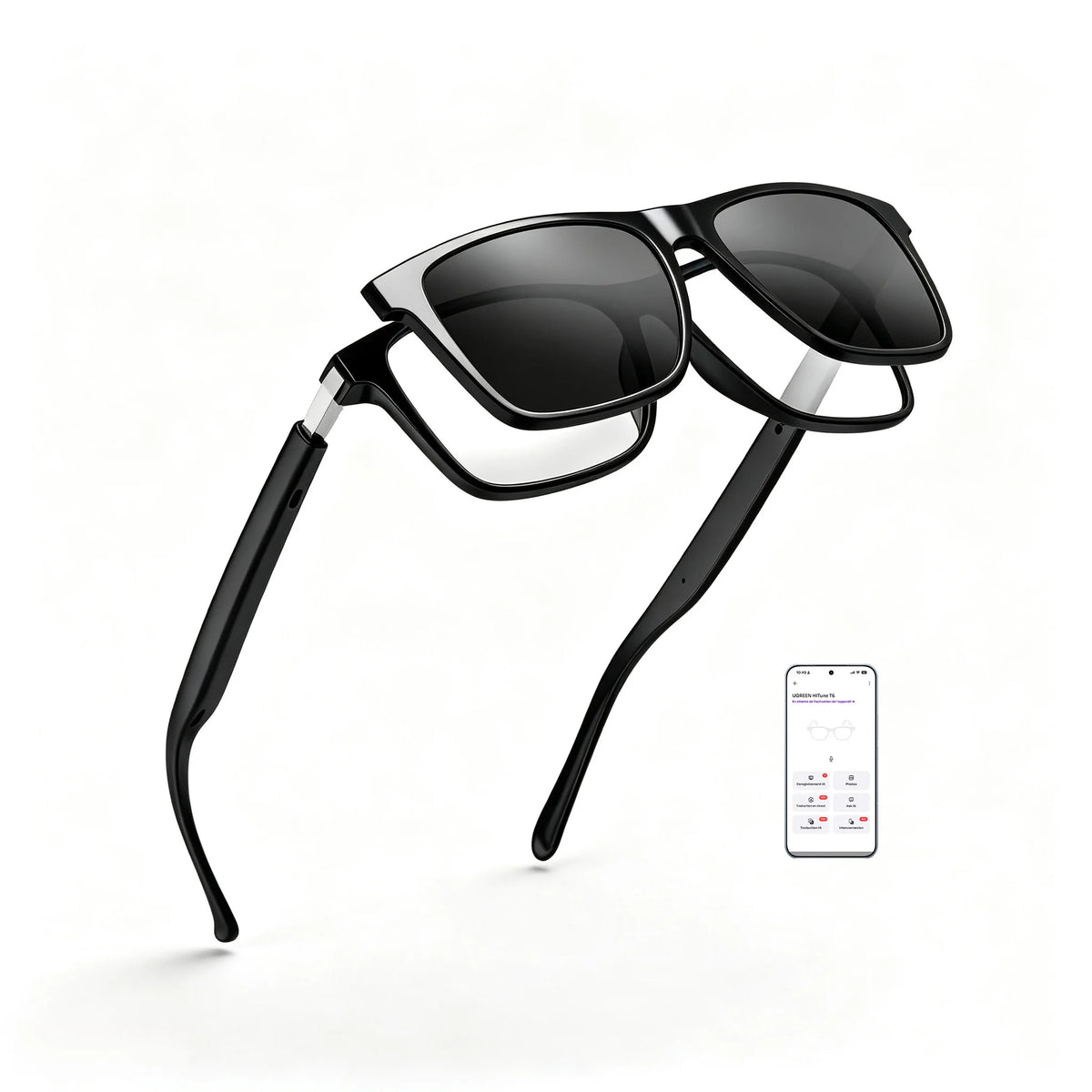 Smart Bluetooth Glasses Magnetic Sunglasses