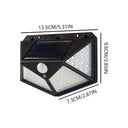 100LED Solar Wall Lamp Outdoor Waterproof Motion Sensor Lamp
