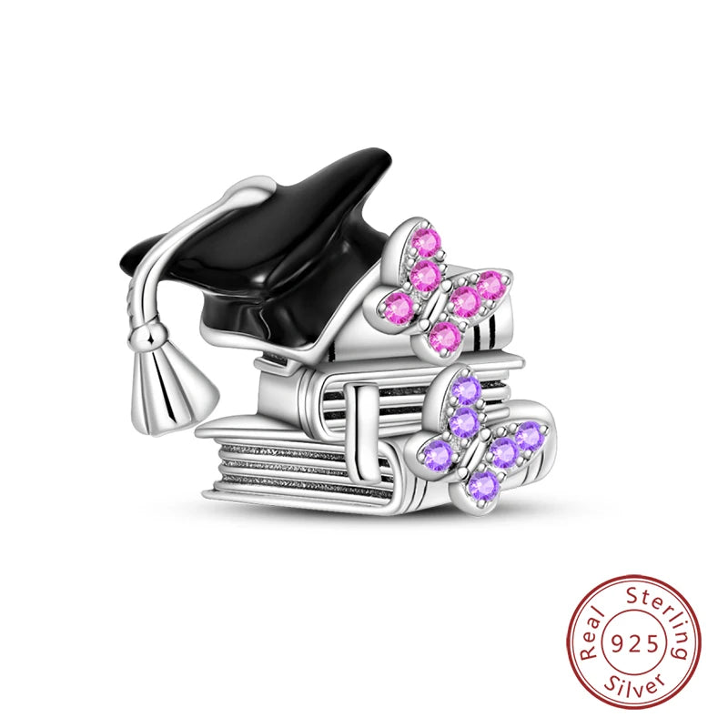 100 Sterling Silver Red Apple Bow
