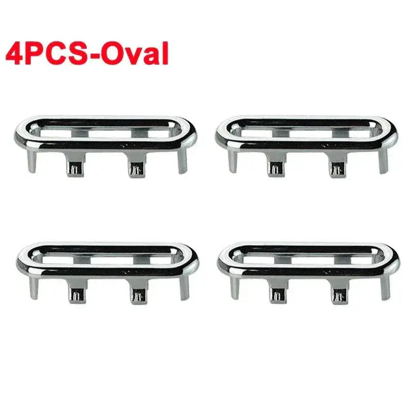 Plastic Sink Overflow Covers Four Pack Stylish Drain Cap