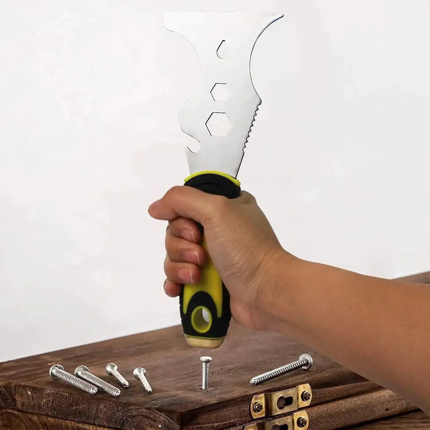 LiTuiLi Stainless Steel Putty Knife Multi Use For Home DIY
