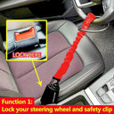 Theft Deterrent Steering Lock for Cars