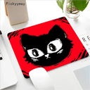 Black Cat Gaming Mousepad Stylish Desk Mat for Work Play