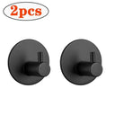 Stylish Stainless Steel Bathroom Hooks Organizer Set of 2