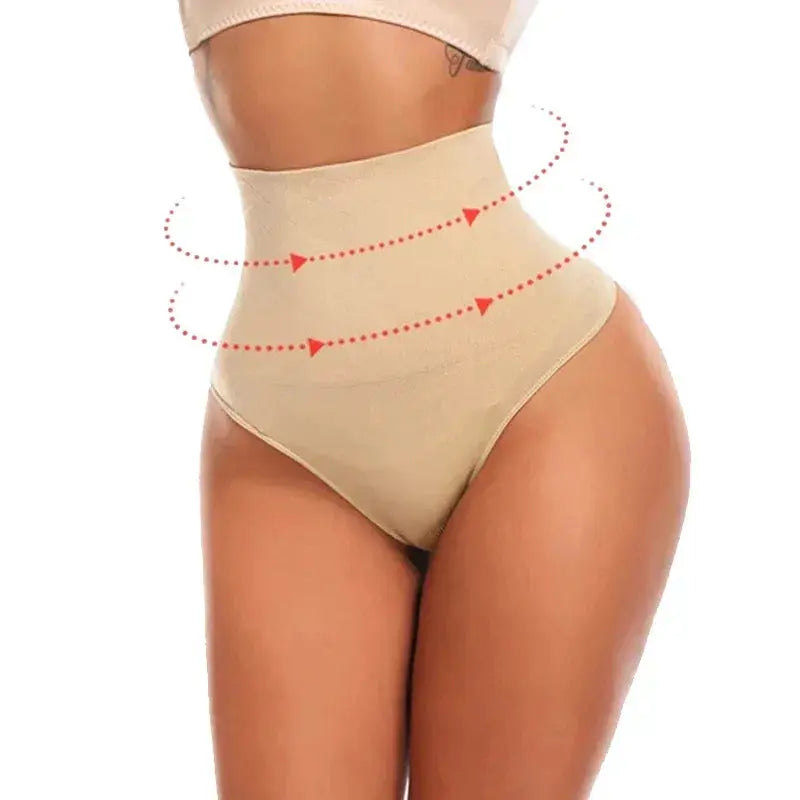 High Waist Thong Shaper for Tummy Control and Butt Lifting