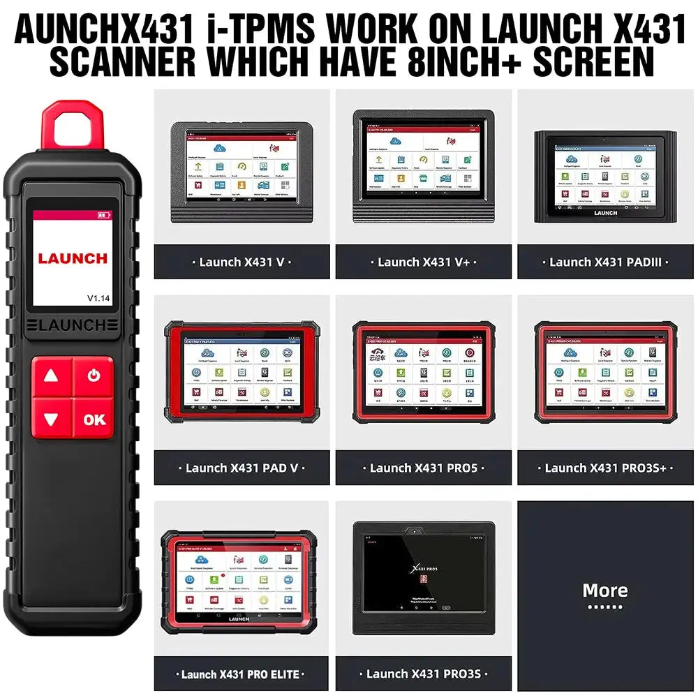 2026-LAUNCH X431 I-TPMS Car Tire Pressure Diagnostic Tool Relearn Active Program 315/433Mhz Sensor for Android /X431 V pk TSGUN
