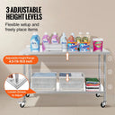SucceBuy Stainless Steel Work Table Commercial Food Prep