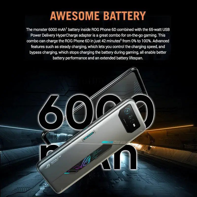 ASUS ROG 6D Ultimate Gaming Smartphone Dimensity 9000 Plus