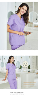 Annuo Elastic Dental Women's Clothing Surgical Gown for Comfort