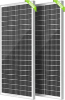 Rvpozwer 100W 12V High Efficiency Solar