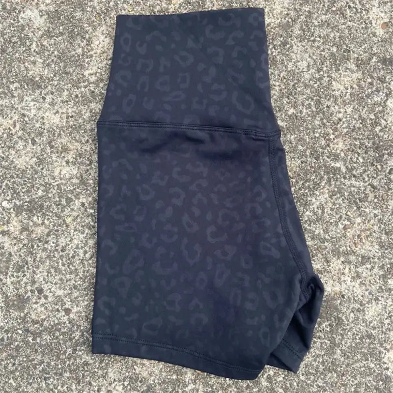 Plus Size High Waist Yoga Shorts - Stretchy — product view 19