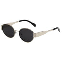 Trendy UV400 Punk Round Sunglasses for Men and Women
