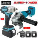 Brushless Angle Grinder Kit - 18v Impact Wrench