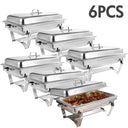 Chafing Dish Buffet Set Stainless Steel Restaurant Catering with