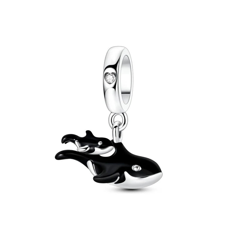 Sterling Silver Charm Summer Beach