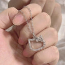 Hello Kitty Zircon Pendant Sparkling Elegance Jewelry