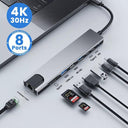 USB C HDMI Thunderbolt Dock Ultimate 8-in-1 Hub Accessory