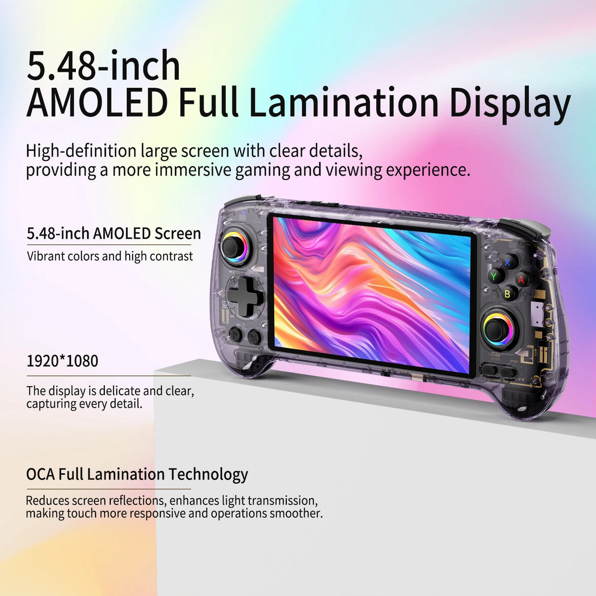 Anbernic Handheld Video Game Console Android Gaming Console " — product view 4