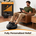 Shiatsu Foot Massager Machine with Deep Kneading Heat Fully Wrapped Air Pressure Tool 9 Levels 5 Massage Modes Fatigue Relief