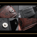 Men's Wallet - Dollar Bill Zipper Coin Purse