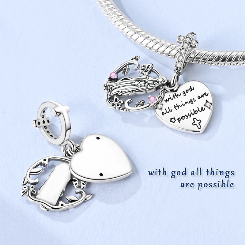 Charm Beads Sterling Silver Color