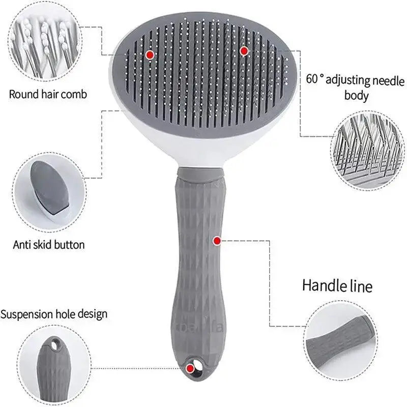 Pet Grooming Kit Stainless Steel Comb For Long Hair Pets