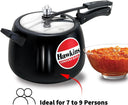 Pressure Cooker 6.5L Hard Anodised Efficient Cooking Easy Stirring