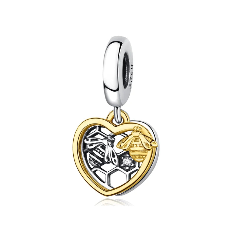 Sterling Silver Charm Firefly Butterfly