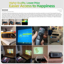 AUN A2000 Portable Projector LED Home Theater Beamer 1080P