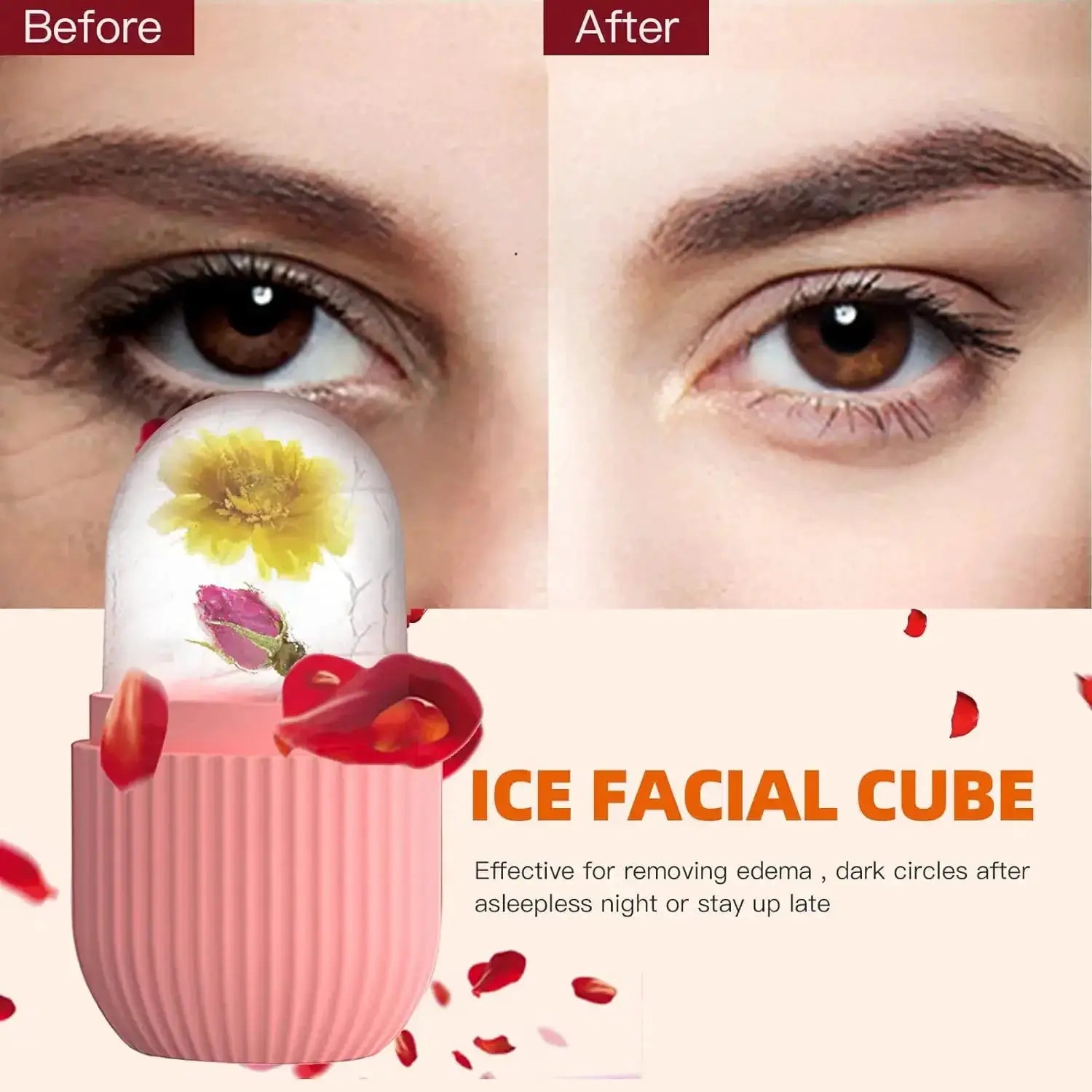 Silicone Ice Face Roller Contour Pore Shrinking Tool