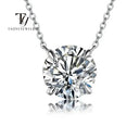 Elegant Moissanite Pendant Necklace Style