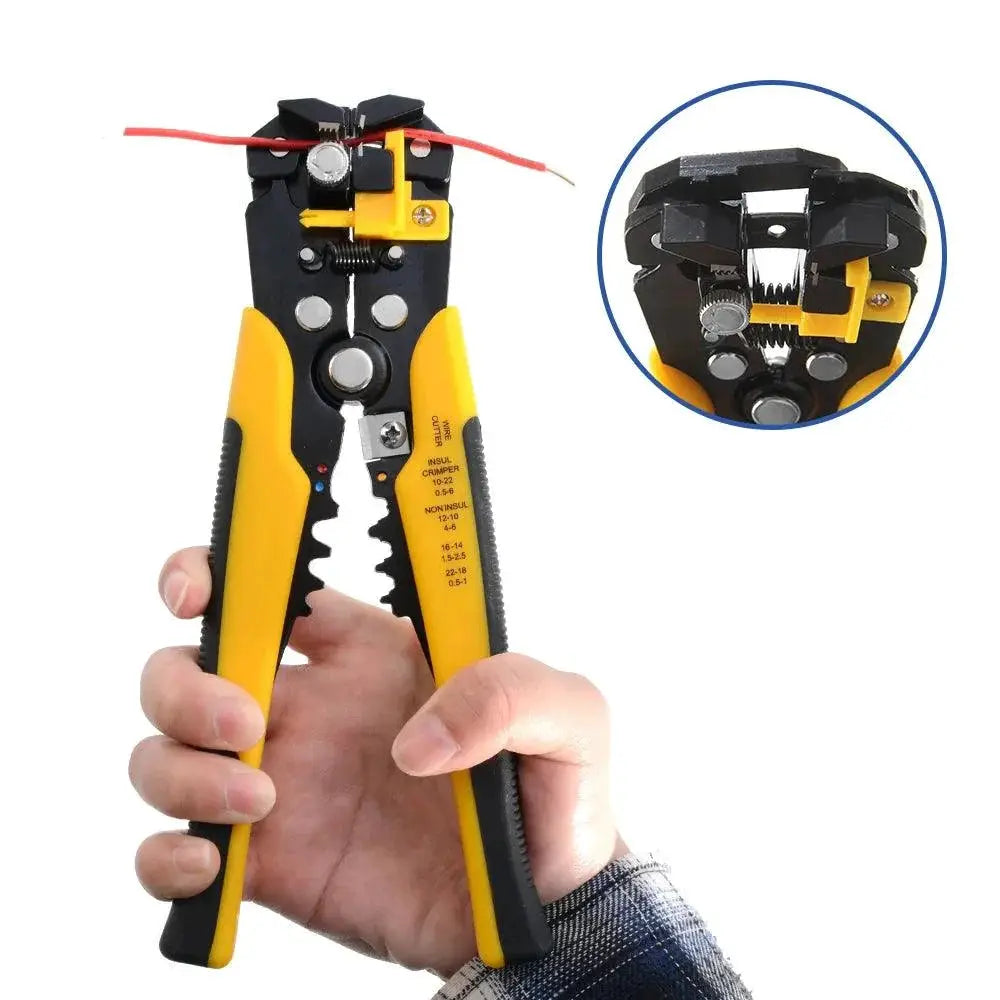 Crimper Cable Cutter Adjustable Automatic Wire Stripper Tool