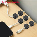 Magnetic Cable Holders - Tidy Under Desk Cables