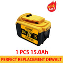 20V Lithium Replacement Battery for 18V Tools 10Ah 15Ah