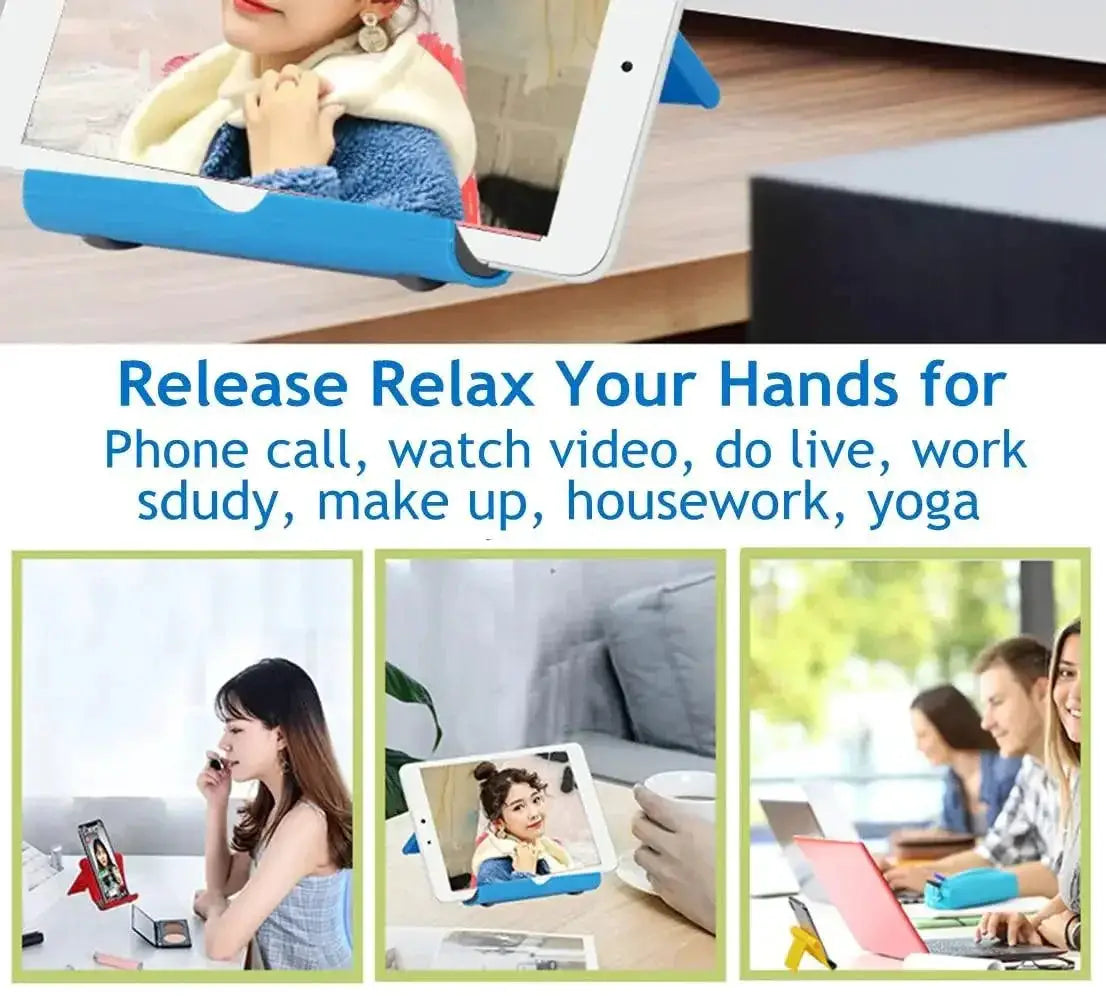 Adjustable Hands Free Foldable Phone And Tablet Stand