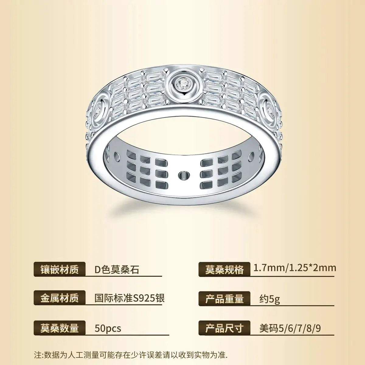 Sterling Silver Sterling Silver Moissanite Ring — product image 2
