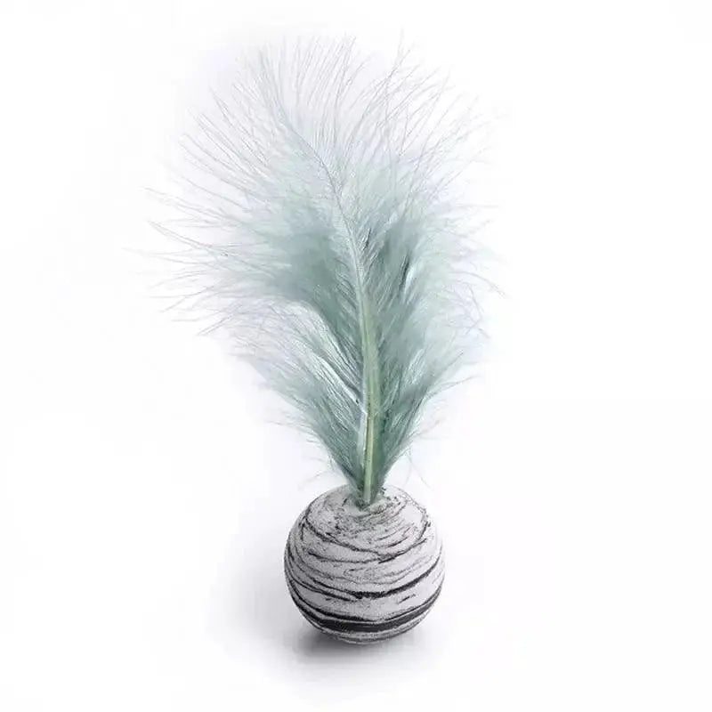 Cat Feather Interactive Toy Rainbow Colors Durable Fun