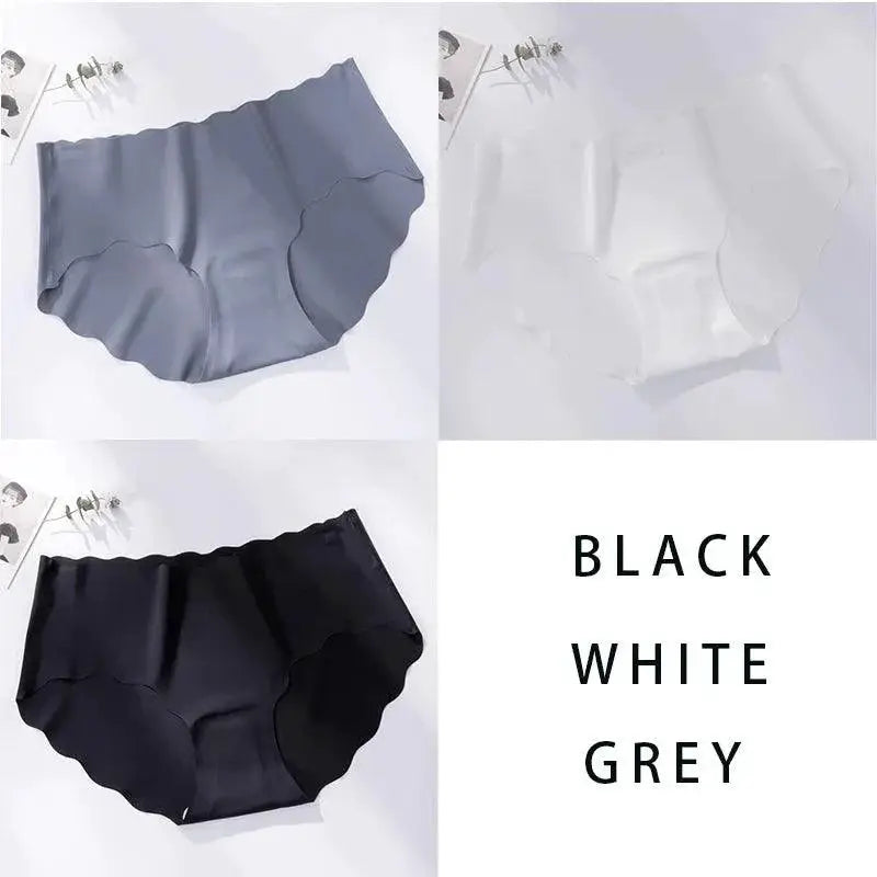 Ice Silk Floral Edge Panties for Ultimate Comfort and Style