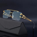 Stylish Rimless Square Sunglasses for Men and Women Fashion