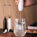 Mini Milk Frother for Effortless Foam Creation Lattes