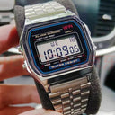 Luxury LED Steel Band Sports Watch Retro Military Style