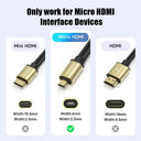 Micro HDMI - 8K Vivid Cinematic View