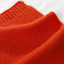 Women's Solid Color Wool Knitted Warm Thickened Scarf Gaiter