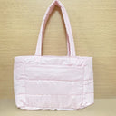 Fashionable Women Single-Shoulder Bag Pink Tote