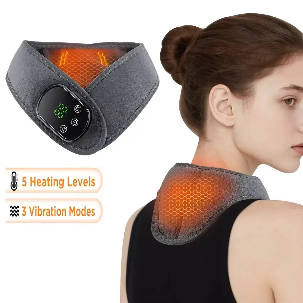 3-in-1 Electric Heated Ankle Guard Massager for Right Left Foot Hand Cordless Ankle Wrist Brace Vibration Massage Wristband
